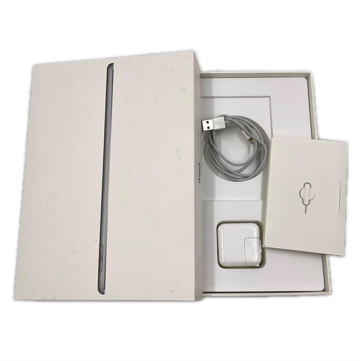 【全額返金保証】【最速発送】Apple iPad iPad 9.7インチ 第5世代 128GB スペースグレイ WiFi+Cellular Softbank 白ロム 美品 動作確認済
