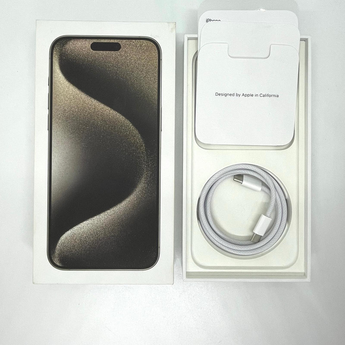 【全額返金保証】【最速発送】Apple iPhone iPhone 15 Pro Max 512GB ナチュラルチタニウム Softbank SIMフリー 白ロム 超美品 動作確認済 90%