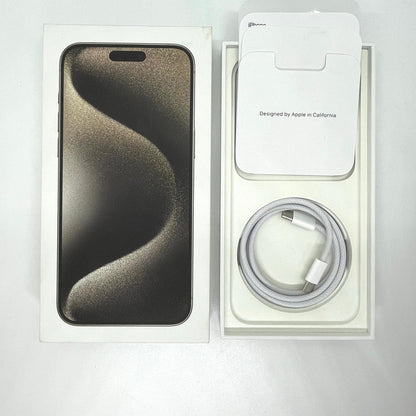 【全額返金保証】【最速発送】Apple iPhone iPhone 15 Pro Max 512GB ナチュラルチタニウム Softbank SIMフリー 白ロム 超美品 動作確認済 90%