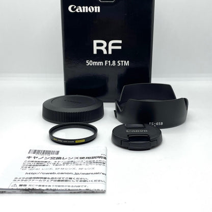 【全額返金保証】【最速発送】Canon RF50mm F1.8 STM 美品 動作確認済