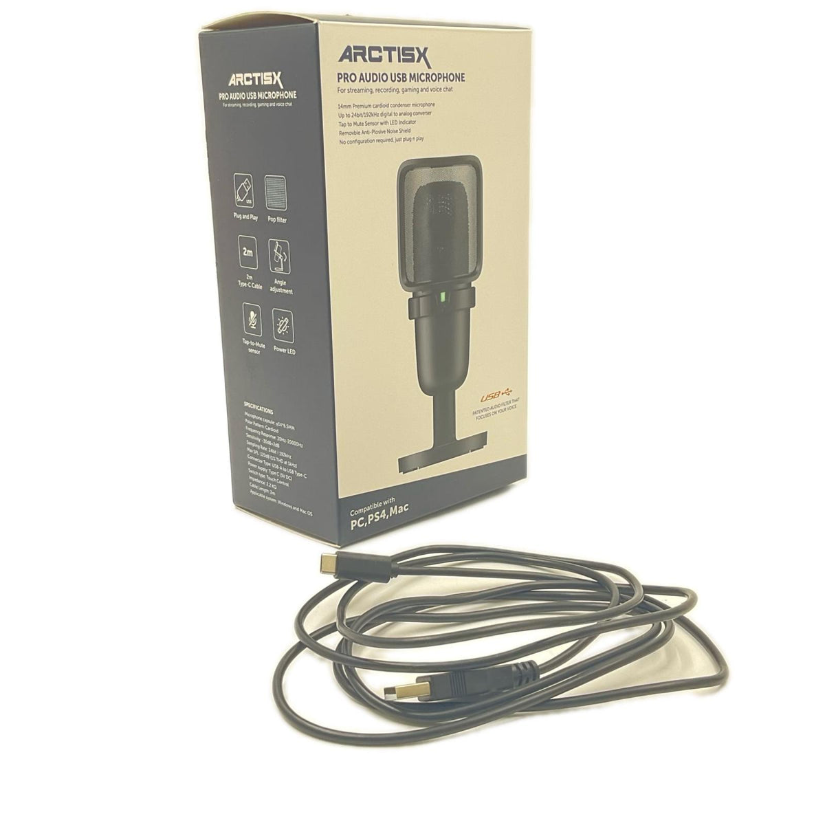 【全額返金保証】【最速発送】TKGOU ARCTISX PRO AUDIO USB マイク 美品 動作確認済