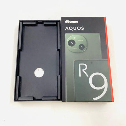 【全額返金保証】【最速発送】SHARP AQUOS R9 256GB グリーン SIMフリー SH-51E 白ロム 美品 動作確認済