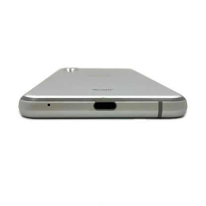 【全額返金保証】【最速発送】SHARP AQUOS sense3 lite 64GB シルバーホワイト 楽天モバイル SIMフリー 白ロム 動作確認済