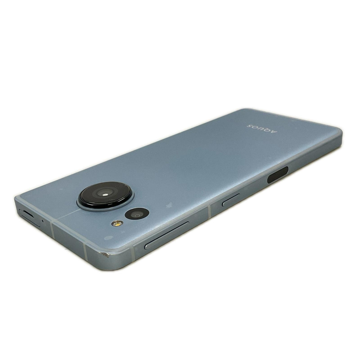 【全額返金保証】【最速発送】SHARP AQUOS sense7 128GB ブルー SIMフリー SH-M24 白ロム 動作確認済