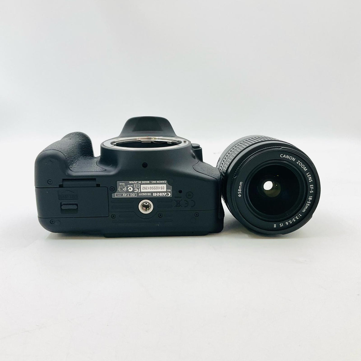 【全額返金保証】【最速発送】Canon デジタル一眼 EOS Kiss X5 EF-S 18-55 IS II レンズキット ブラック 美品 動作確認済