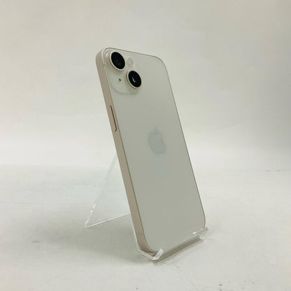 【全額返金保証】【最速発送】Apple iPhone iPhone 14 128GB スターライト au 白ロム 美品 動作確認済 86%