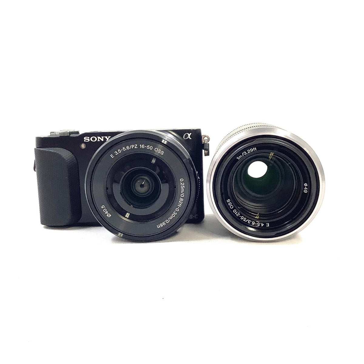 【全額返金保証】【最速発送】Sony デジタル一眼 α NEX-3NY ダブルズームレンズキット ブラック 美品 動作確認済