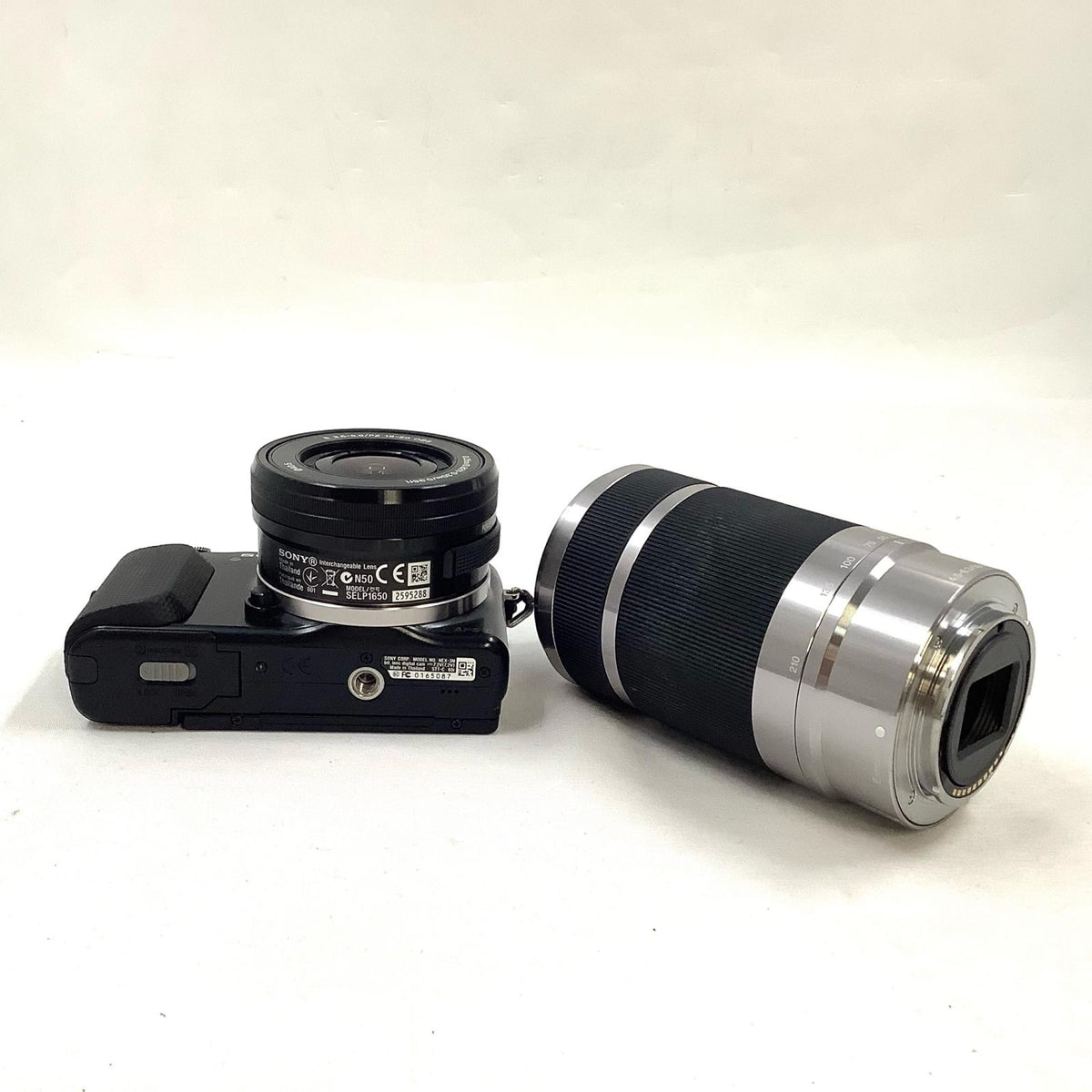 【全額返金保証】【最速発送】Sony デジタル一眼 α NEX-3NY ダブルズームレンズキット ブラック 美品 動作確認済