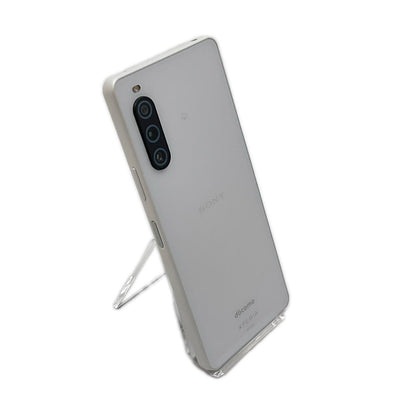 【全額返金保証】【最速発送】Sony Xperia 10 V 128GB ホワイト docomo SIMフリー SO-52D 白ロム 美品 動作確認済