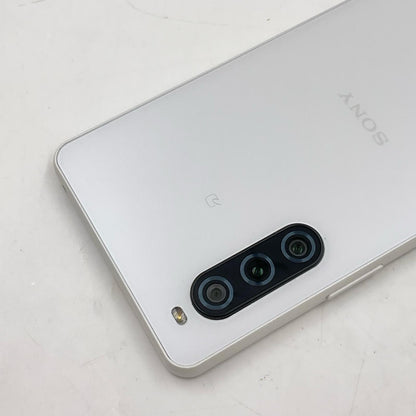 【全額返金保証】【最速発送】Sony Xperia 10 V 128GB ホワイト docomo SIMフリー SO-52D 白ロム 美品 動作確認済