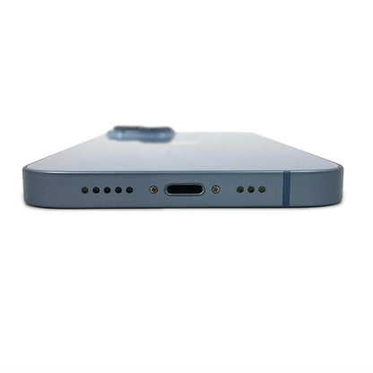 【全額返金保証】【最速発送】Apple iPhone iPhone 14 128GB ブルー docomo SIMフリー 白ロム 動作確認済 78%