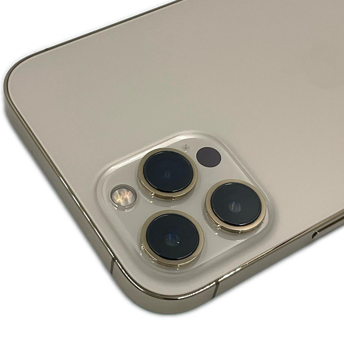 【全額返金保証】【最速発送】Apple iPhone iPhone Pro Max 12 128GB ゴールド docomo SIMフリー 白ロム 動作確認済 70%