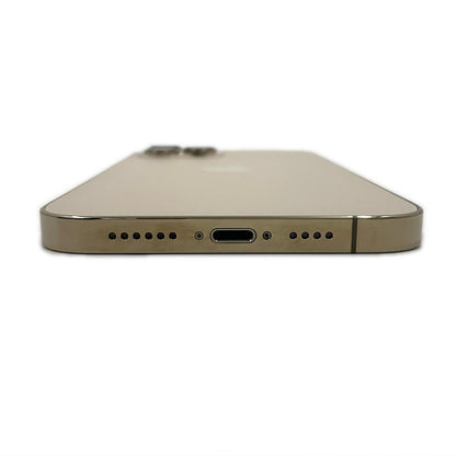 【全額返金保証】【最速発送】Apple iPhone iPhone Pro Max 12 128GB ゴールド docomo SIMフリー 白ロム 動作確認済 70%