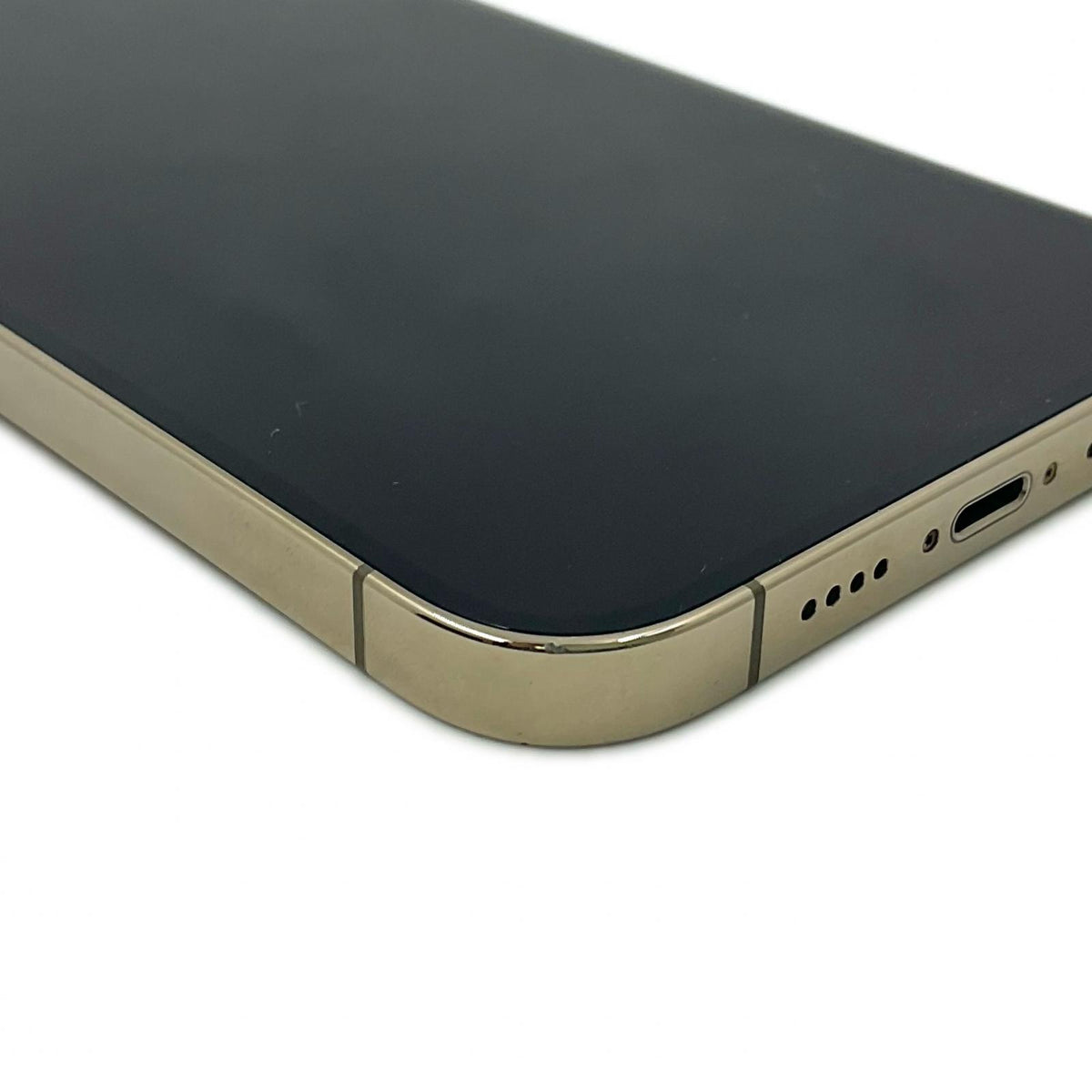 【全額返金保証】【最速発送】Apple iPhone iPhone Pro Max 12 128GB ゴールド docomo SIMフリー 白ロム 動作確認済 70%