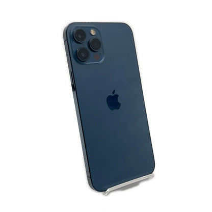 【全額返金保証】【最速発送】Apple iPhone iPhone Pro Max 12 128GB パシフィックブルー docomo SIMフリー 白ロム 動作確認済 83%