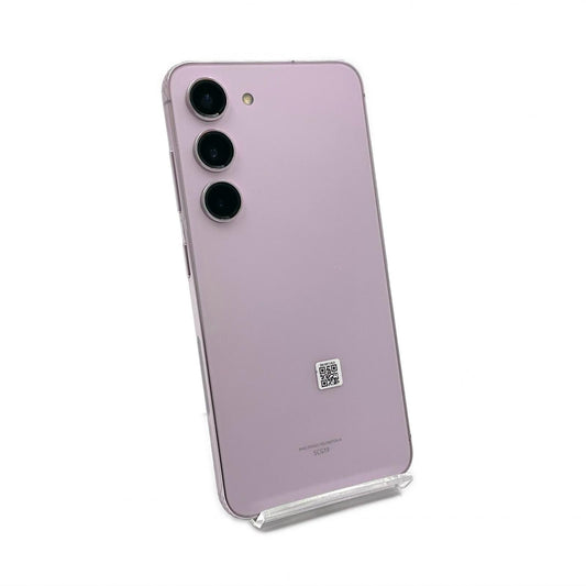 【全額返金保証】【最速発送】 Galaxy S23 256GB パープル系 SIMフリー SCG19 白ロム 新品未開封 即納OK