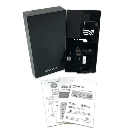 【全額返金保証】【最速発送】 Galaxy S23 256GB ブラック系 SIMフリー SCG19 白ロム 新品未開封 即納OK