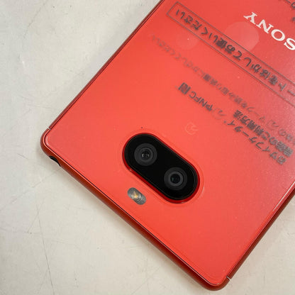 【全額返金保証】【最速発送】Sony Xperia 8 64GB オレンジ au SIMフリー SOV42 白ロム 美品 動作確認済