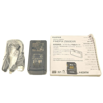 【全額返金保証】【最速発送】FUJIFILM コンパクトデジタルカメラ FINEPIX Z950EXR　ホワイト 美品 動作確認済