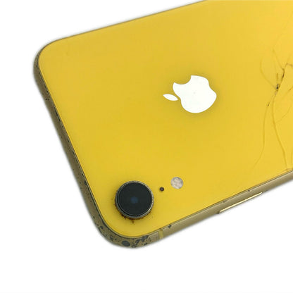 【最速発送】Apple iPhone iPhone XR 64GB イエロー au 白ロム【難有】 81%