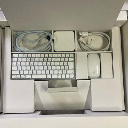 【全額返金保証】【最速発送】Apple iMac 24インチ M1 8コア 8GB SSD 256GB ブルー 美品 動作確認済