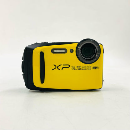 【全額返金保証】【最速発送】FUJIFILM コンパクトデジタルカメラ FinePix XP90 イエロー 動作確認済