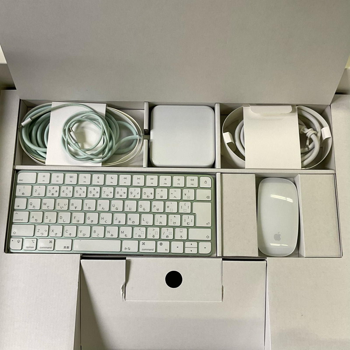 【全額返金保証】【最速発送】Apple iMac 24インチ M1 8コア 8GB SSD 256GB グリーン 美品 動作確認済