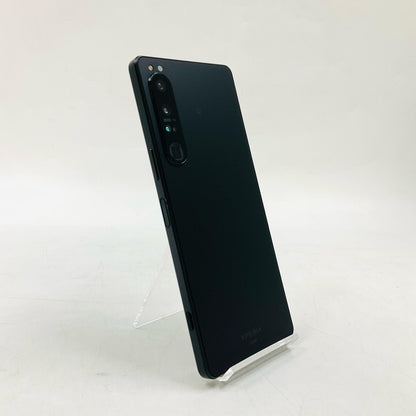 【最速発送】Sony Xperia 1 IV 256GB ブラック au SOG06 白ロム【難有】