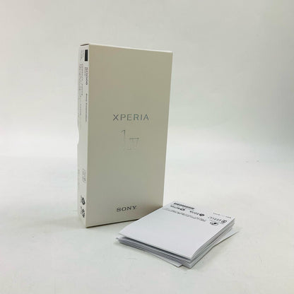 【最速発送】Sony Xperia 1 IV 256GB ブラック au SOG06 白ロム【難有】