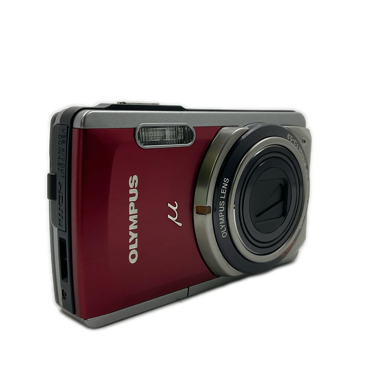 【全額返金保証】【最速発送】OLYMPUS コンパクトデジタルカメラ μ7020 レッド 美品 動作確認済