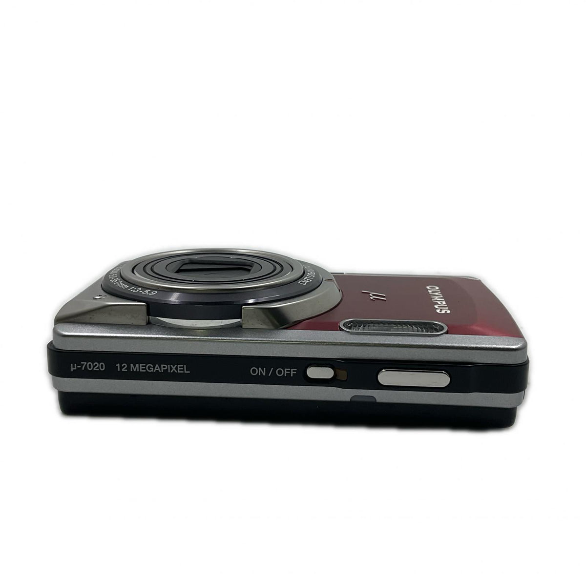 【全額返金保証】【最速発送】OLYMPUS コンパクトデジタルカメラ μ7020 レッド 美品 動作確認済