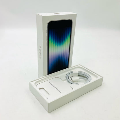 【最速発送】Apple iPhone iPhone SE（第3世代） 64GB スターライト Softbank 白ロム【難有】 74%