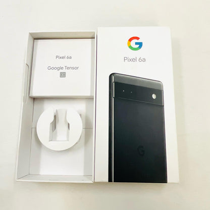 【全額返金保証】【最速発送】Google Pixel 6a 128GB ブラック Softbank SIMフリー 白ロム 動作確認済