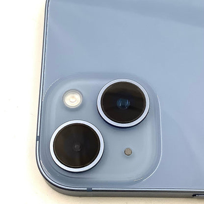【全額返金保証】【最速発送】Apple iPhone iPhone 14 128GB ブルー au SIMフリー 白ロム 動作確認済 82%
