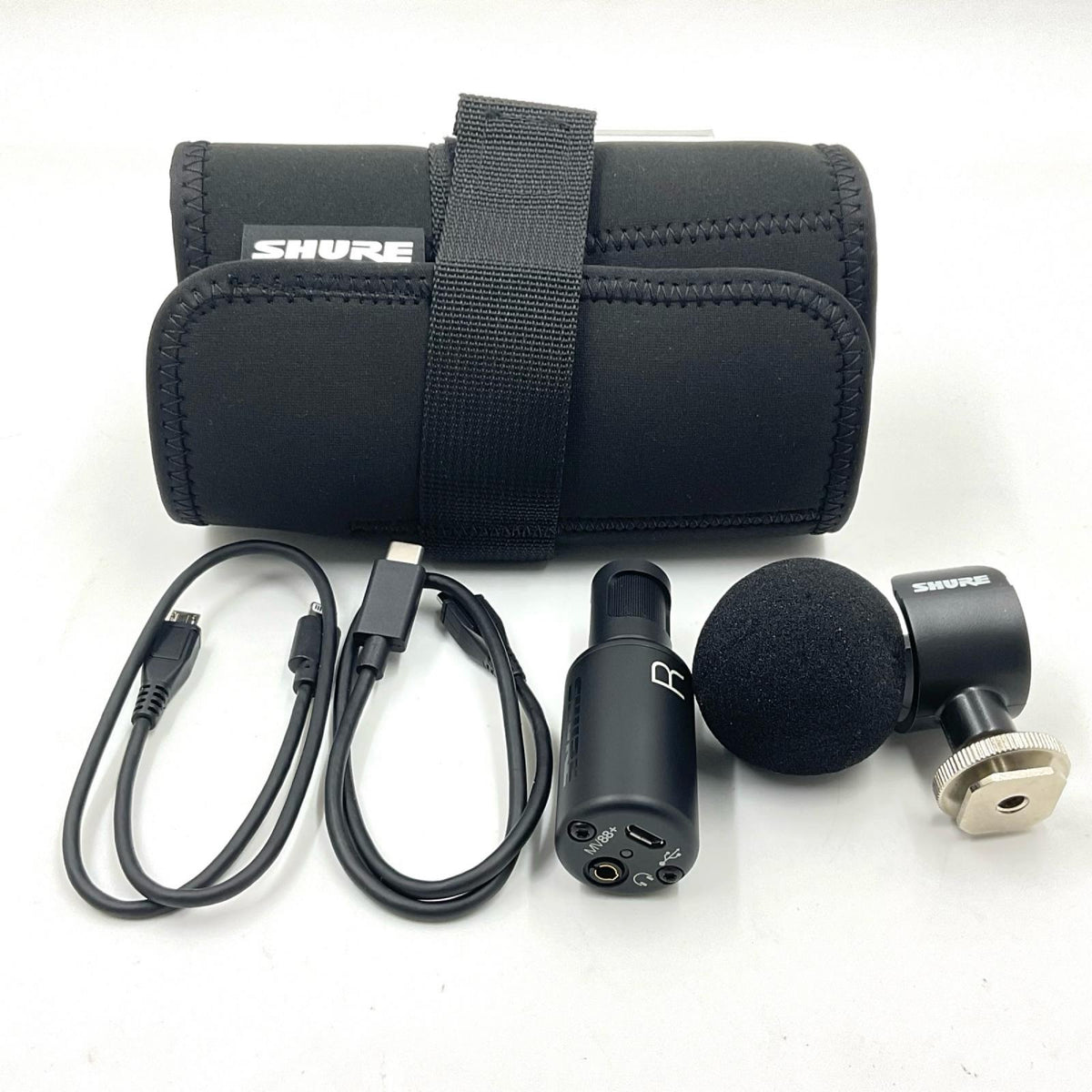 【全額返金保証】【最速発送】SHURE MV88+ ビデオキット　ステレオコンデンサーマイクロホン 美品 動作確認済