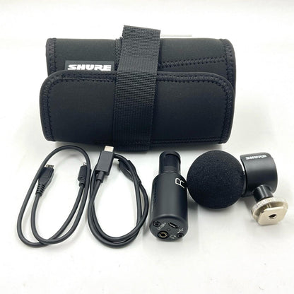 【全額返金保証】【最速発送】SHURE MV88+ ビデオキット　ステレオコンデンサーマイクロホン 美品 動作確認済
