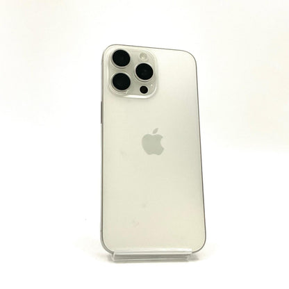 【全額返金保証】【最速発送】Apple iPhone iPhone 15 Pro Max 256GB ホワイトチタニウム Softbank 白ロム 動作確認済 83%