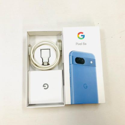 【全額返金保証】【最速発送】Google Pixel 8a 128GB Bay Softbank SIMフリー Pixel8a 白ロム 美品 動作確認済