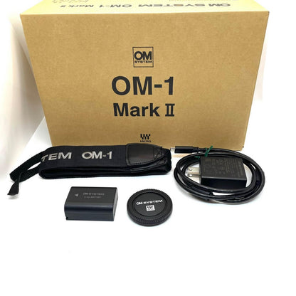 【全額返金保証】【最速発送】OM SYSTEM デジタル一眼 OM-1 Mark II ボディ ブラック 動作確認済