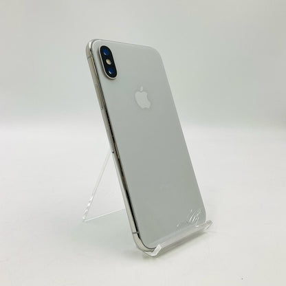 【最速発送】Apple iPhone iPhone X 256GB シルバー SIMフリー 白ロム【難有】 85%