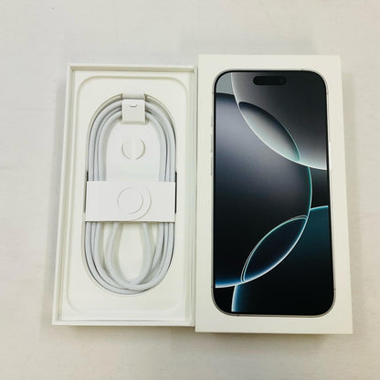 【全額返金保証】【最速発送】Apple iPhone iPhone 16 Pro 256GB ホワイトチタニウム 楽天モバイル SIMフリー 白ロム 美品 動作確認済 90%