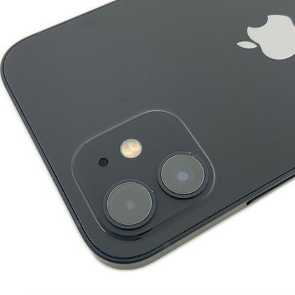 【全額返金保証】【最速発送】Apple iPhone iPhone 12 64GB ブラック Softbank SIMフリー 白ロム 美品 動作確認済 90%
