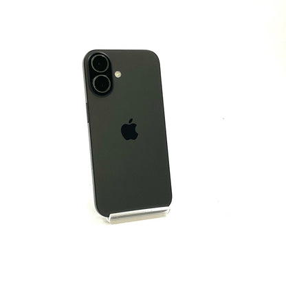 【全額返金保証】【最速発送】Apple iPhone iPhone 16 128GB ブラック au SIMフリー 白ロム 美品 動作確認済 99%