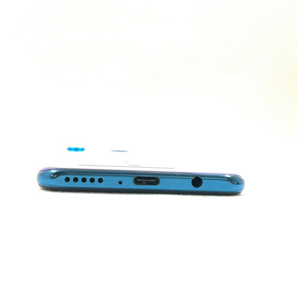 【全額返金保証】【最速発送】Huawei P 30 lite 64GB ピーコックブルー Softbank MAR-LX2J 白ロム 動作確認済