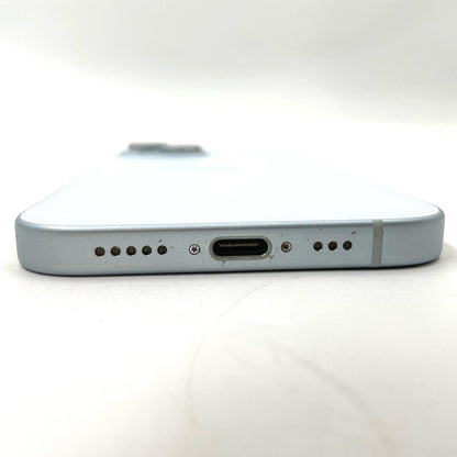 【全額返金保証】【最速発送】Apple iPhone iPhone 15 256GB ブルー docomo SIMフリー 白ロム 動作確認済 78%