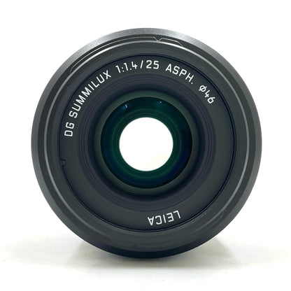 【全額返金保証】【最速発送】Panasonic LEICA DG SUMMILUX 25mm/F1.4 ASPH. H-X025 美品 動作確認済