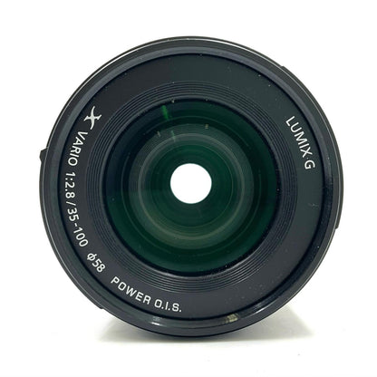 【全額返金保証】【最速発送】Panasonic LUMIX G X VARIO 35-100mm/F2.8 II/POWER O.I.S. H-HSA35100 美品 動作確認済
