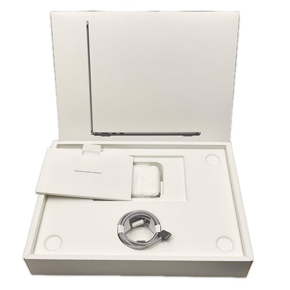 【全額返金保証】【最速発送】Apple MacBook Air 13.6インチ 2022 M2 8コア 16GB 512GB スペースグレイ 100% 美品 動作確認済