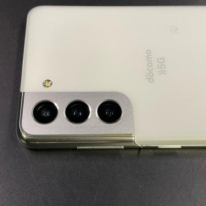 【最速発送】SAMSUNG Galaxy S21 5G 256GB ファントムホワイト docomo SIMフリー SC-51B 白ロム【難有】