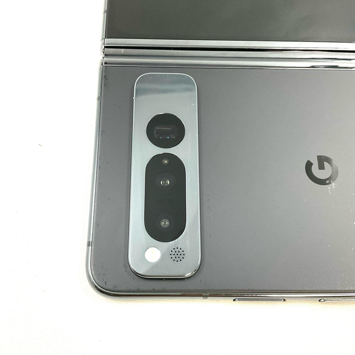 【最速発送】Google Pixel fold 256GB オブシディアン SIMフリー 白ロム【難有】